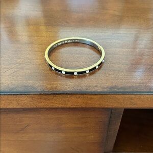 kate spade Black and Gold Studded Bracelet